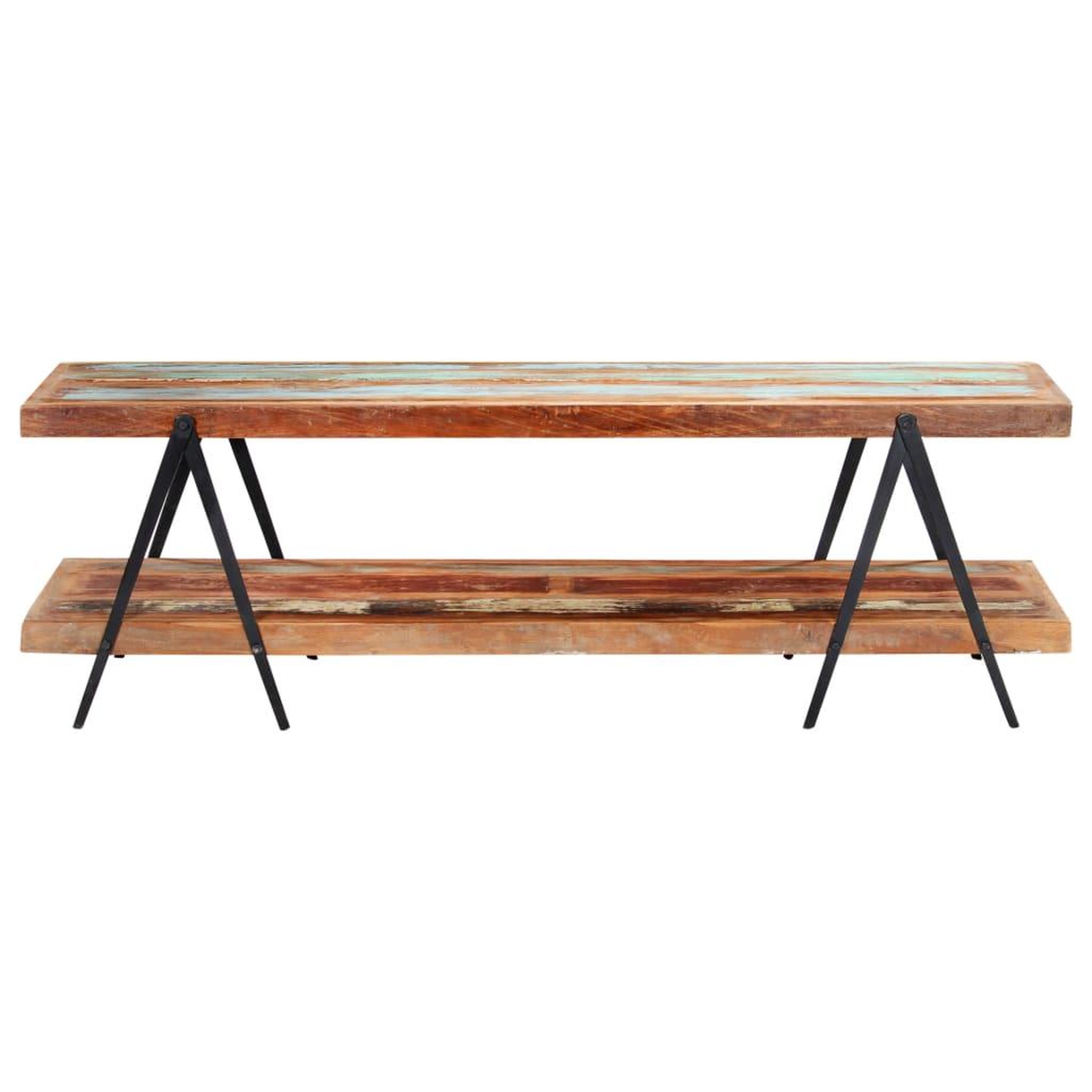 Voir la diapositive 2 : VIDAXL Meuble TV 160x40x50 cm Bois de recuperation massif