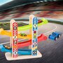 TOOKY TOY Circuit de voitures - Rampe de course en bois Tooky Toy