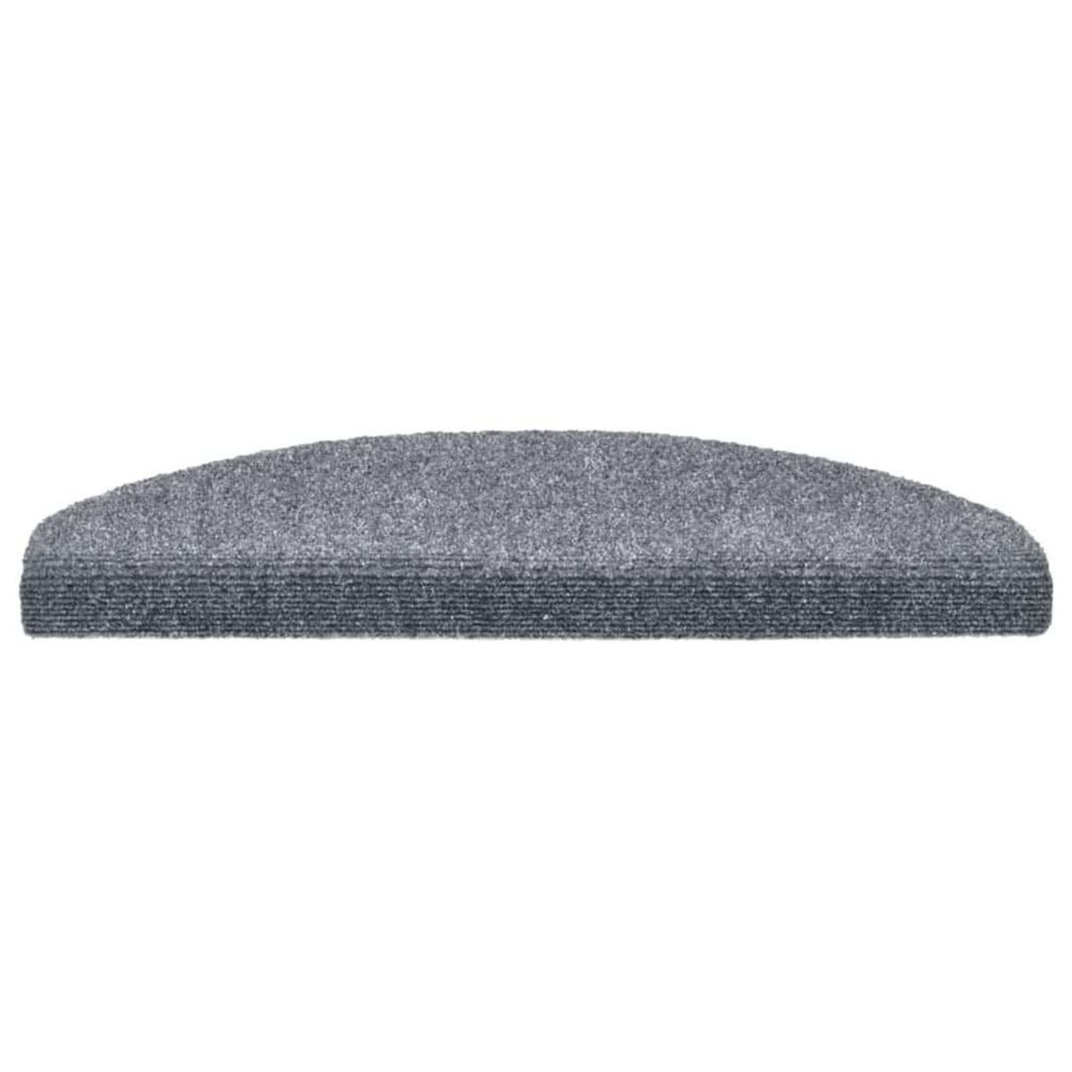 VIDAXL Tapis d'escalier auto-adhesifs 30 pcs gris clair 65x21x4 cm