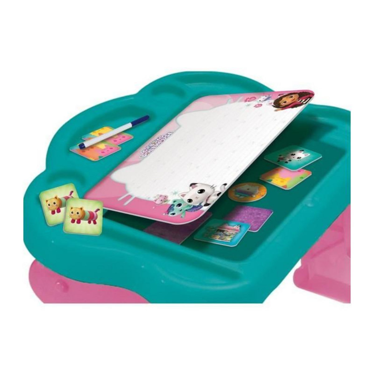 Liscianigiochi Table d'activité Lisciani avec design bleu et rose