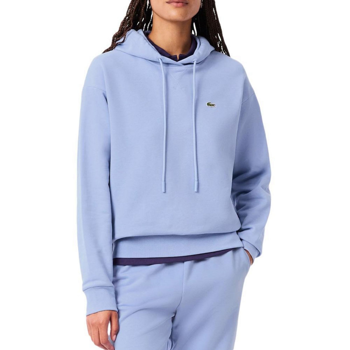Lacoste Sweat à Capuche  Femme Lacoste polaire surdimensionné