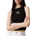 CALVIN KLEIN JEANS Débardeur  Femme Calvin Klein Jeans Monologo. Coloris disponibles : Noir