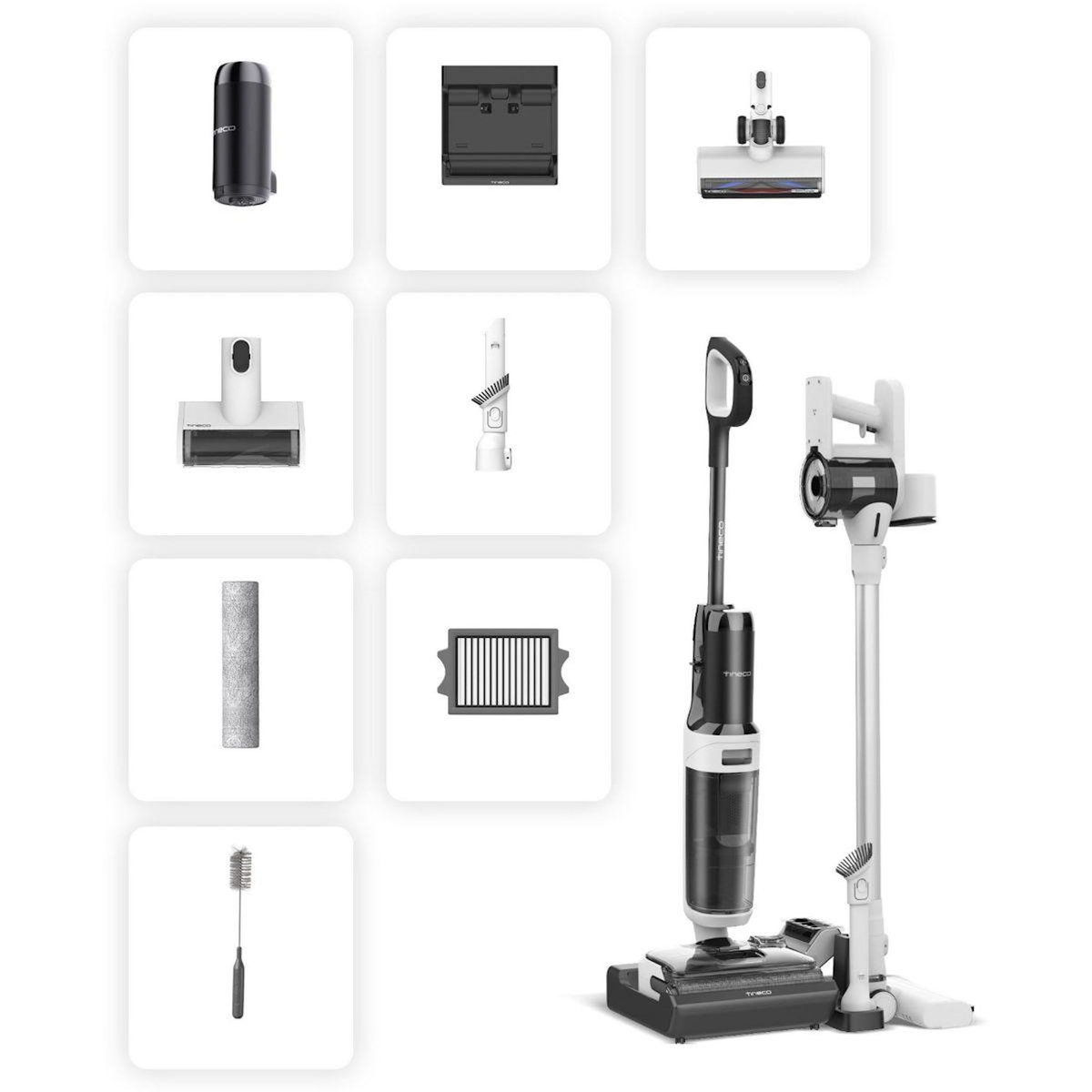 TINECO Aspirateur laveur Floor One S6 Switch Stretch Plus