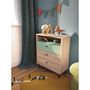 Voir la diapositive 4 : Commode 3 tiroirs 1 niche style industriel L60cm SMART