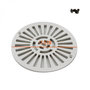 Voir la diapositive 2 : Astral Grille bonde de fond ronde avec vis pour piscine béton - Diam 17,5 cm - Blanc