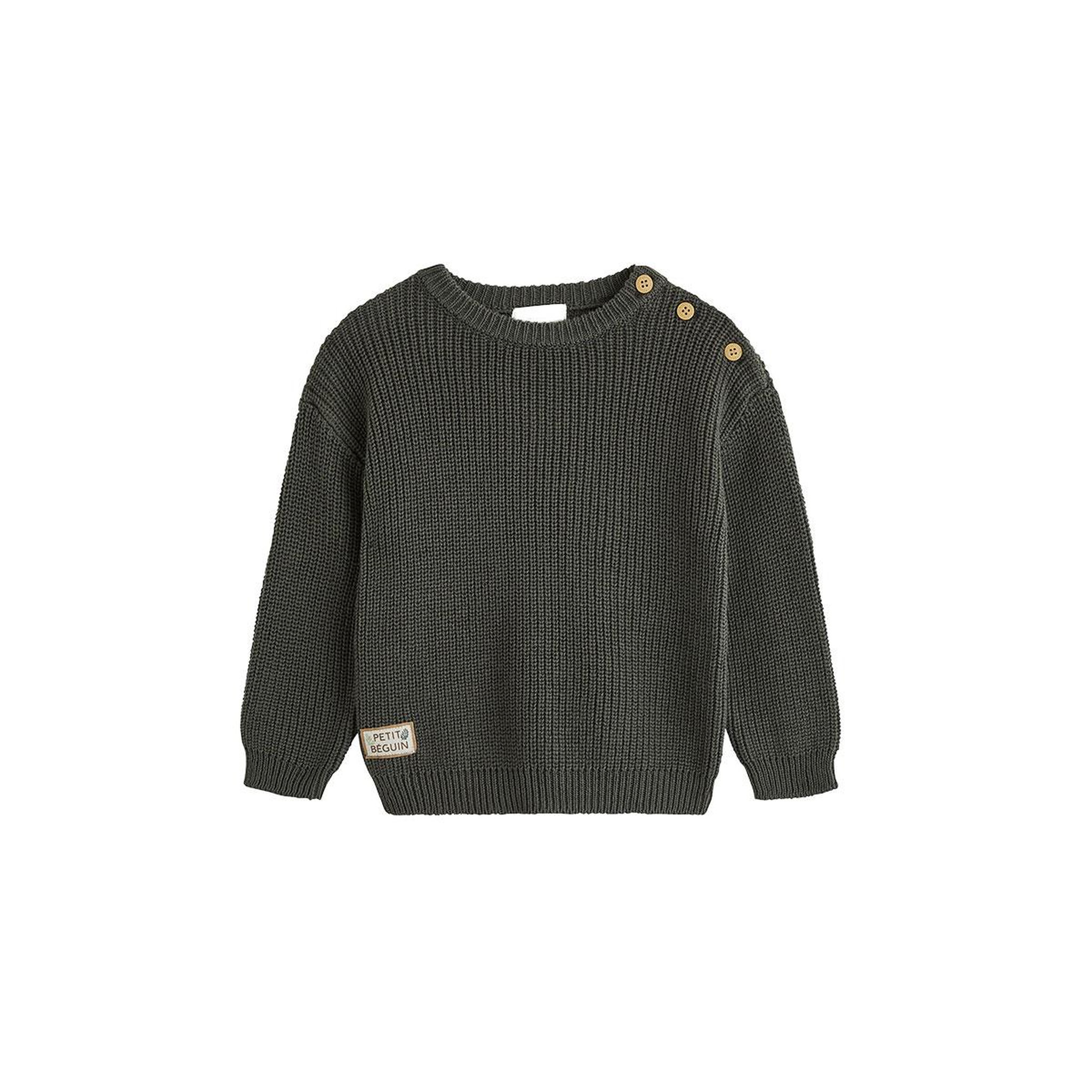 Voir la diapositive 1 : PETIT BEGUIN Pull enfant en tricot Ubatuba