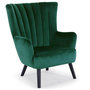 Voir la diapositive 1 : Paris Prix Fauteuil Scandinave Velours  Velvet  94cm Vert