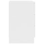 Voir la diapositive 5 : VIDAXL Table de chevet Blanc 38 x 35 x 56 cm Bois d'ingenierie