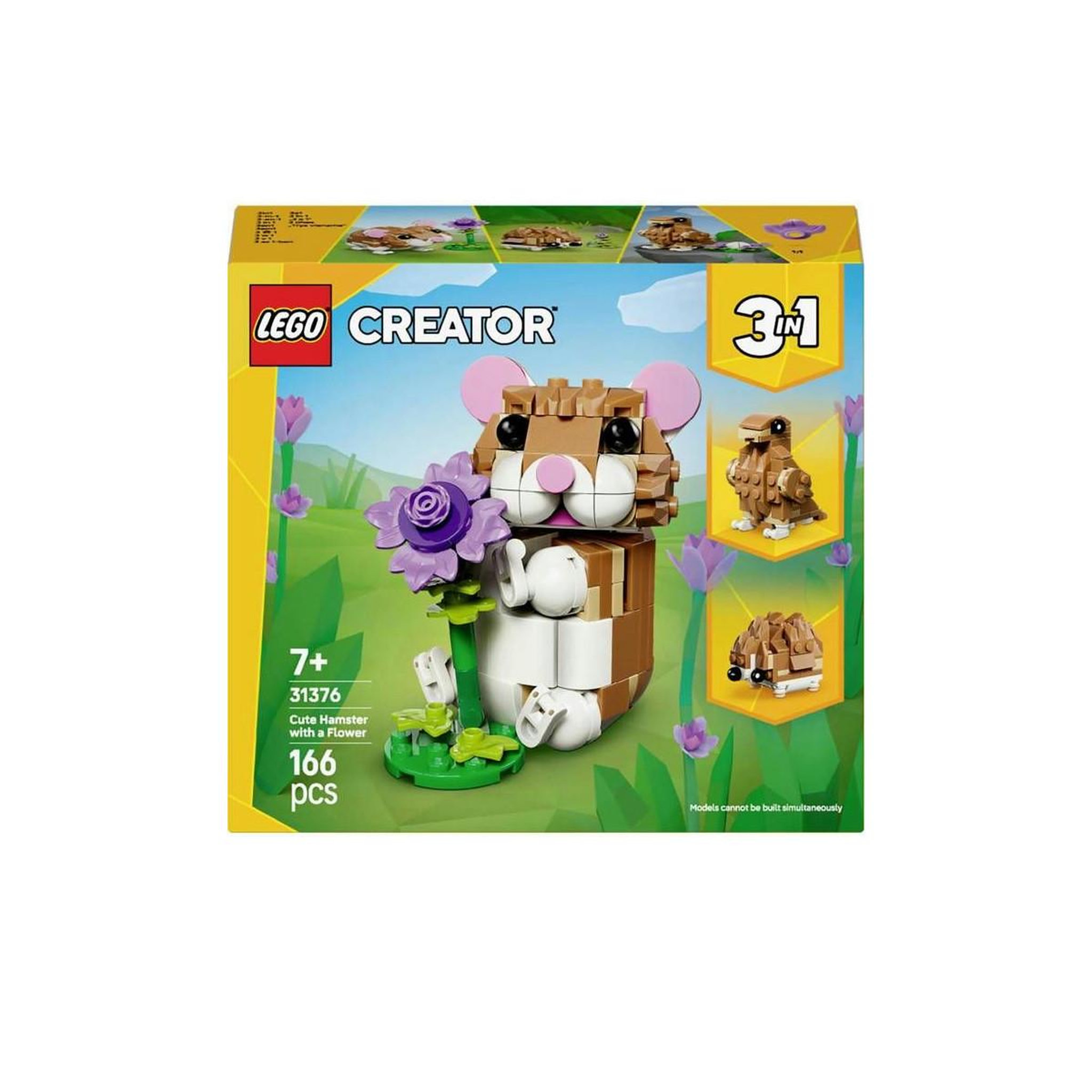 Voir la diapositive 1 : LEGO jouet de construction LEGO créateur hamster mignon avec fleur 31376
