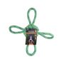 Voir la diapositive 2 : Paris Prix Jouet pour Chien  Corde Nœud 4 Poignées  35cm Vert