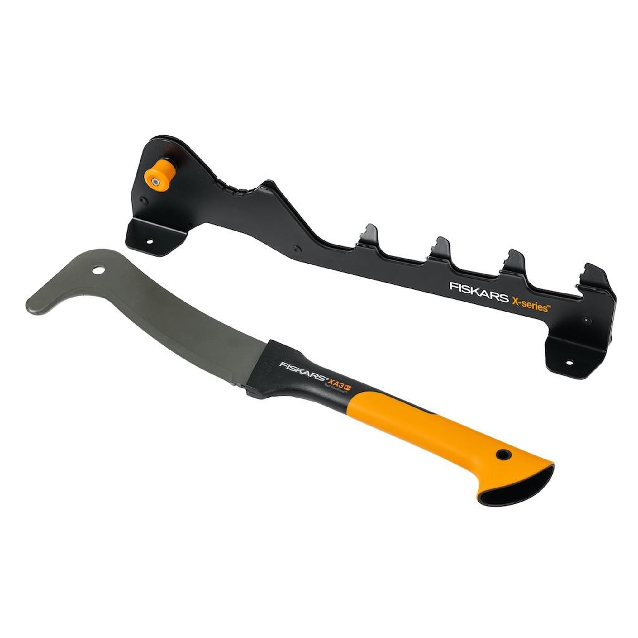 Fiskars Séparateur de bois d'allumage mural - x-series 1079159 - fendage et coupe sécurisés