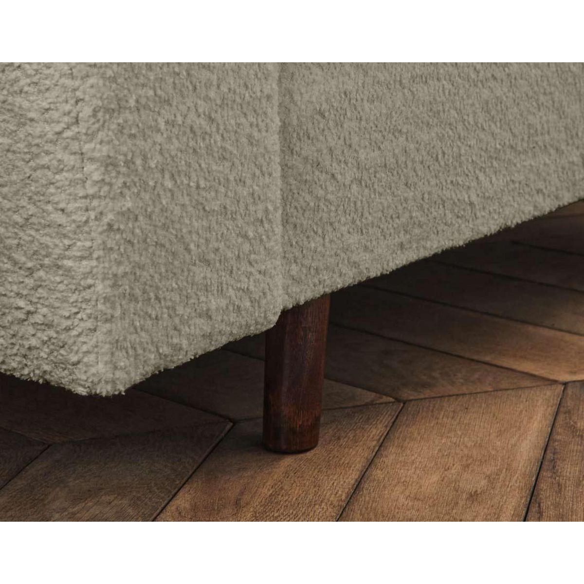 LISA DESIGN Rune - canapé 2 places - en tissu bouclette