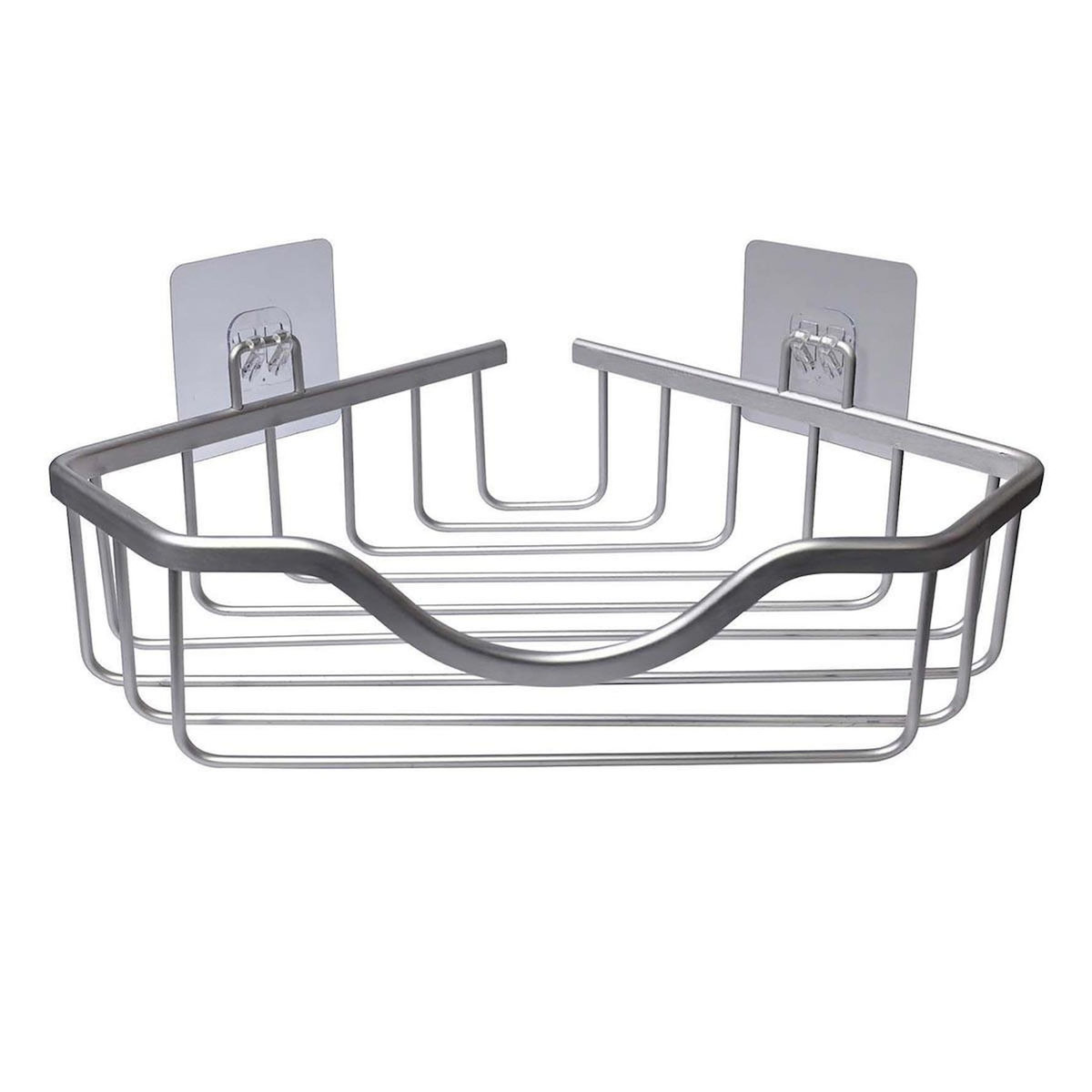 Paris Prix Panier de Douche Angle Adhésif  Filaire  30cm Chrome