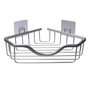 Voir la diapositive 1 : Paris Prix Panier de Douche Angle Adhésif  Filaire  30cm Chrome