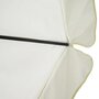 Voir la diapositive 4 : VIDAXL Parasol Blanc Aluminium 500 cm