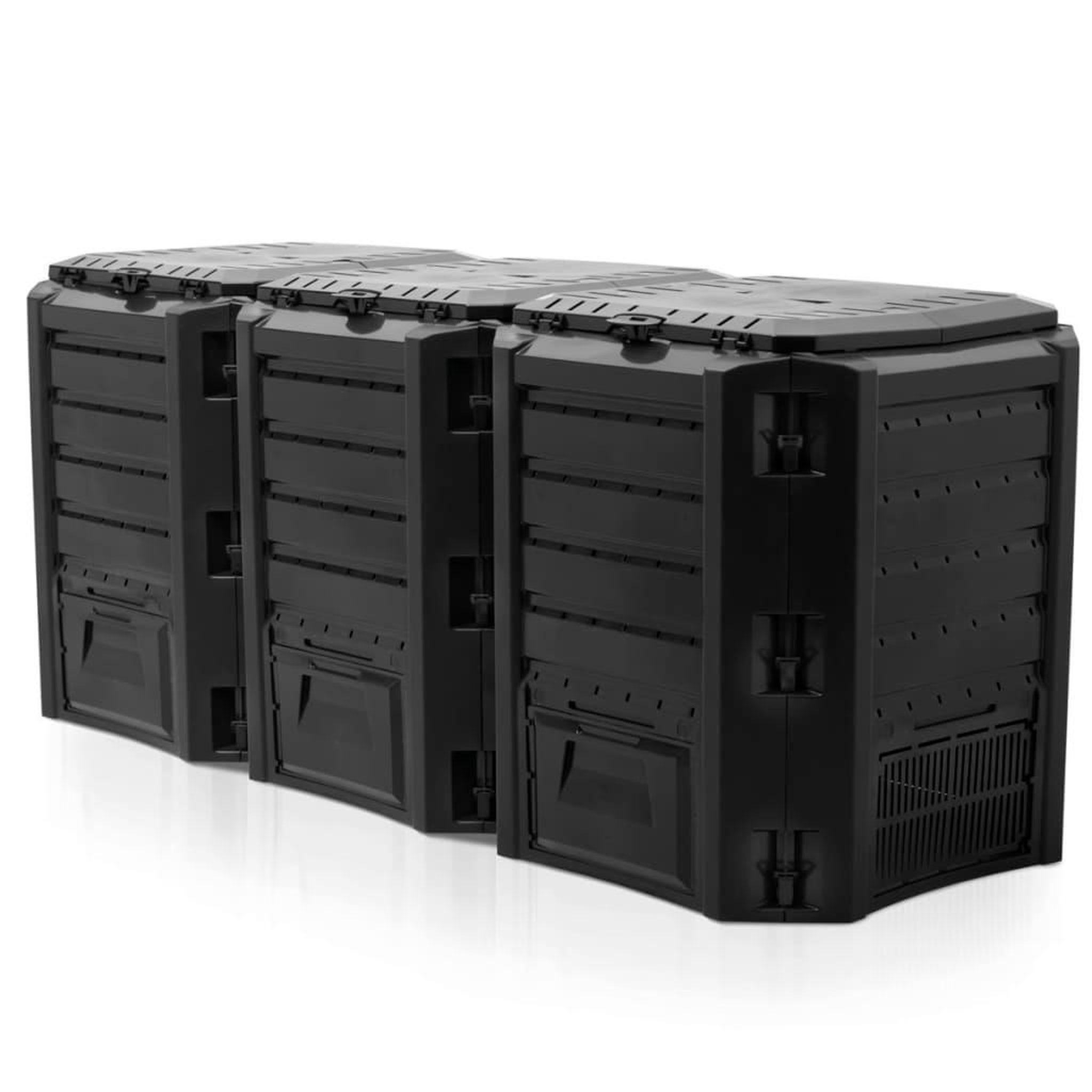 Voir la diapositive 2 : NATURE Nature Bac a compost Noir 1200 L
