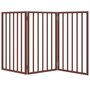 Voir la diapositive 4 : VIDAXL Barriere pour chien pliable 3 panneaux 150 cm bois de peuplier
