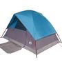 Voir la diapositive 4 : VIDAXL Tente de camping a dome 4 personnes bleu impermeable