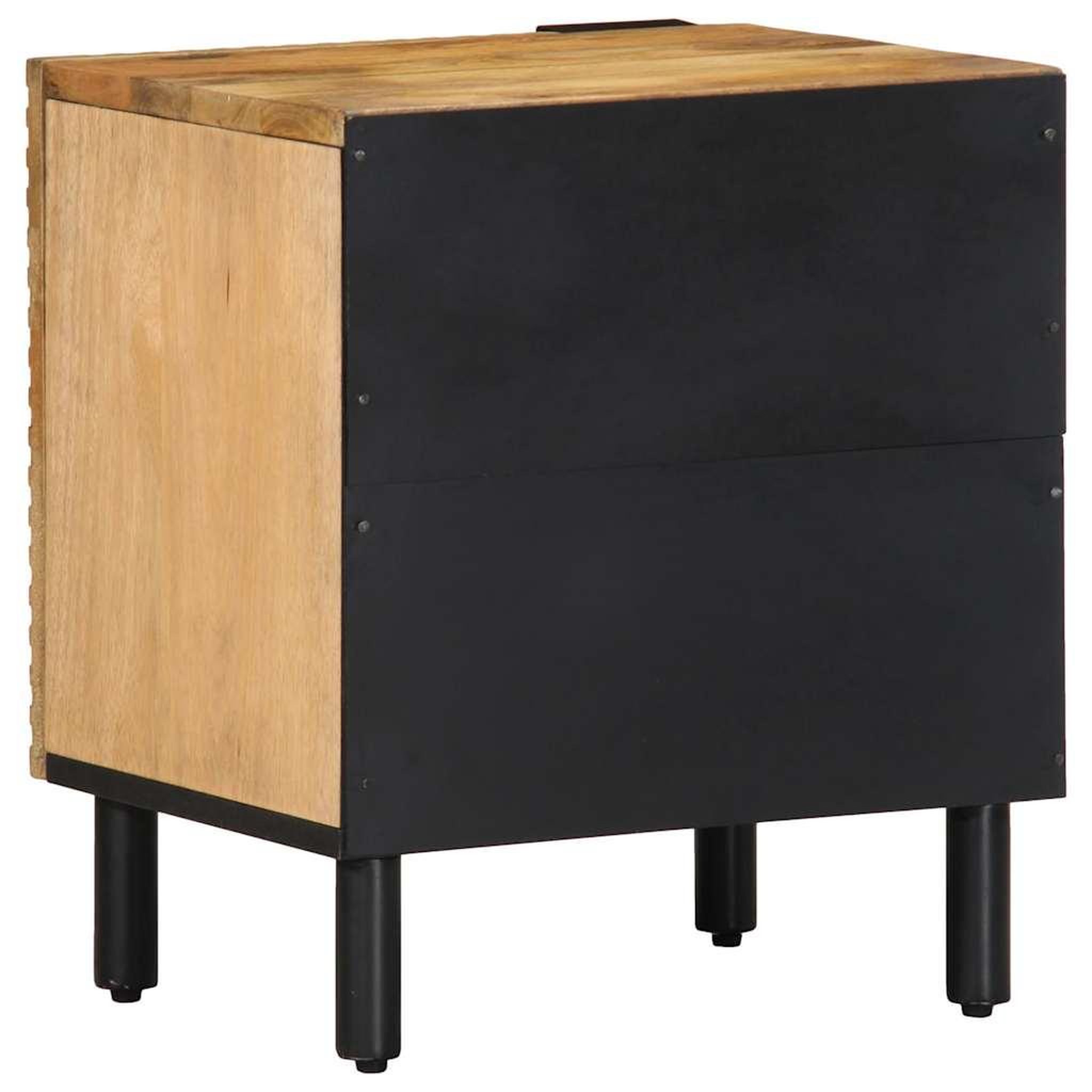 Voir la diapositive 5 : VIDAXL Table de chevet marron 40x33x46 cm bois de manguier solide