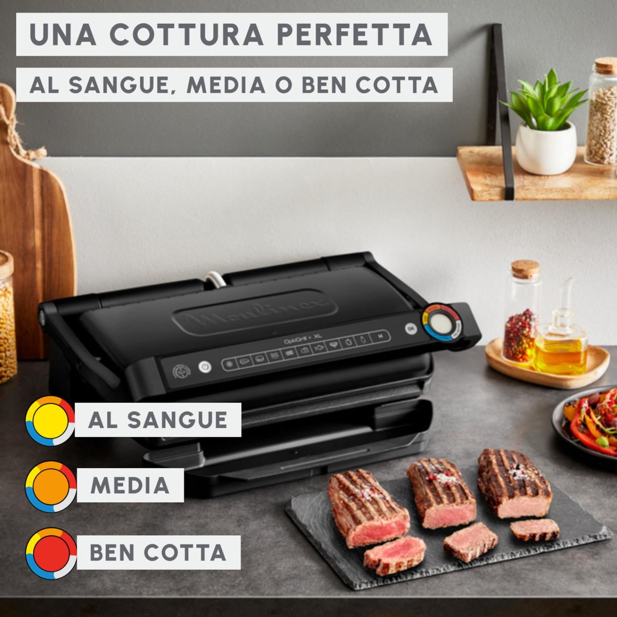 ROWENTA Grill électrique Rowenta OptiGrill XL Noir