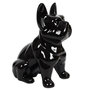 Voir la diapositive 2 : Statuette Déco En Céramique "bulldog" 30 cm Noir