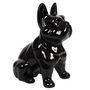Voir la diapositive 2 : Statuette Déco En Céramique "bulldog" 30 cm Noir