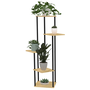 Voir la diapositive 1 : ID MARKET Etagère à pots de fleurs porte plante DETROIT 5 niveaux design industriel