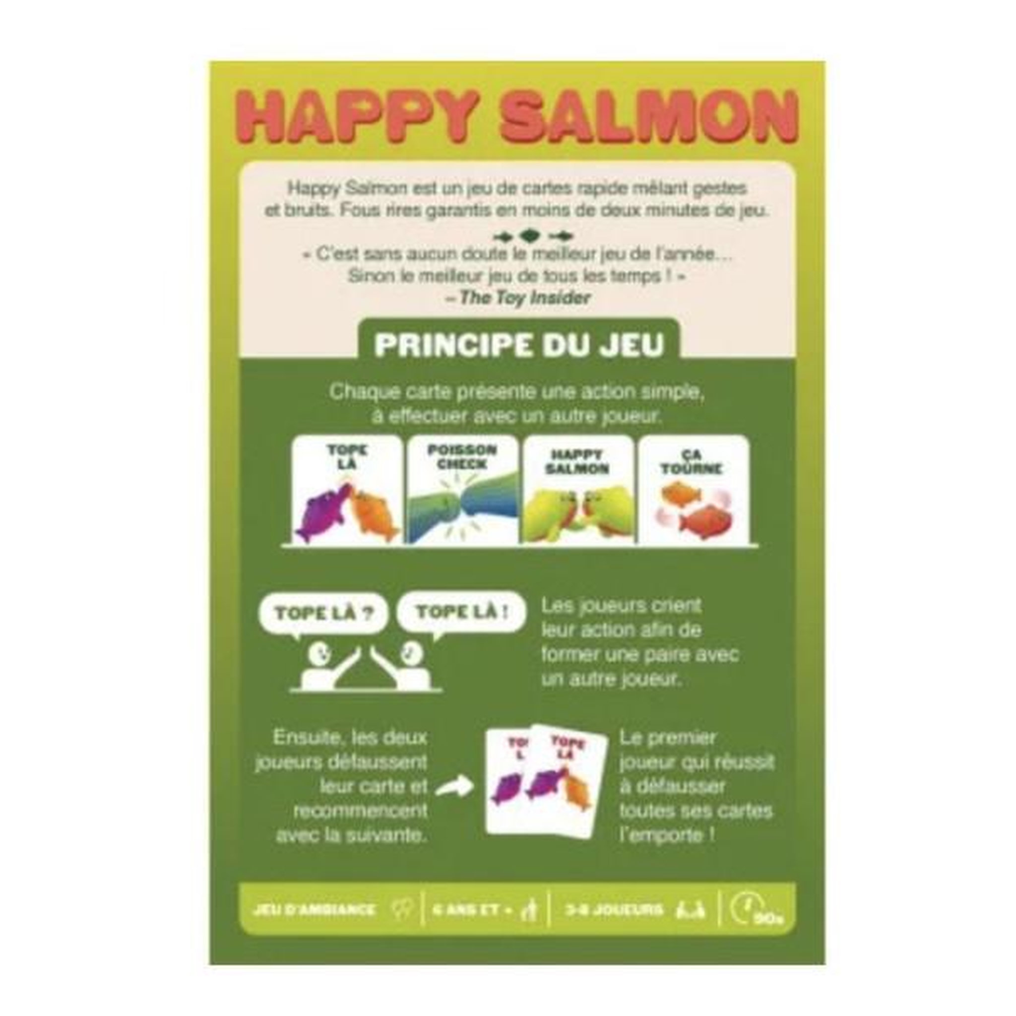 Voir la diapositive 3 : Asmodee Jeu d ambiance Asmodee Happy Salmon