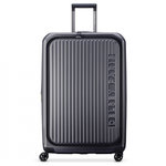 Delsey Grande valise rigide Securitime Zip TSA polycarbonate 76,5cm. Coloris disponibles : Gris