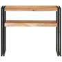 Voir la diapositive 2 : VIDAXL Table console 90x30x75 cm Bois d'acacia massif