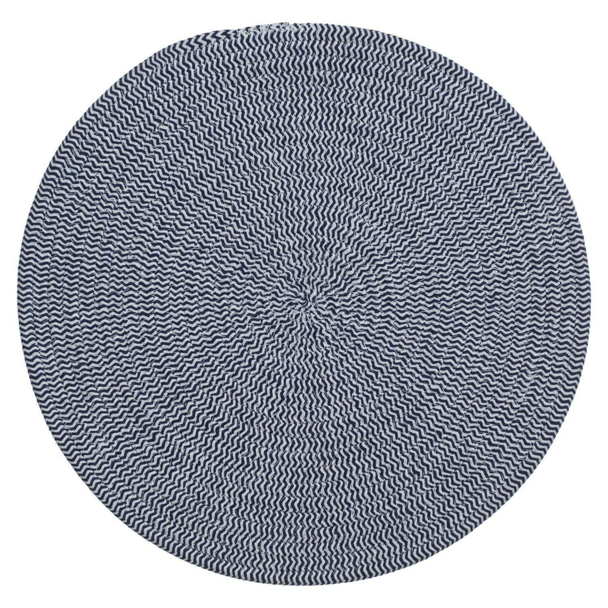 TOILINUX Lot de 6 sets de table rond en coton Alana