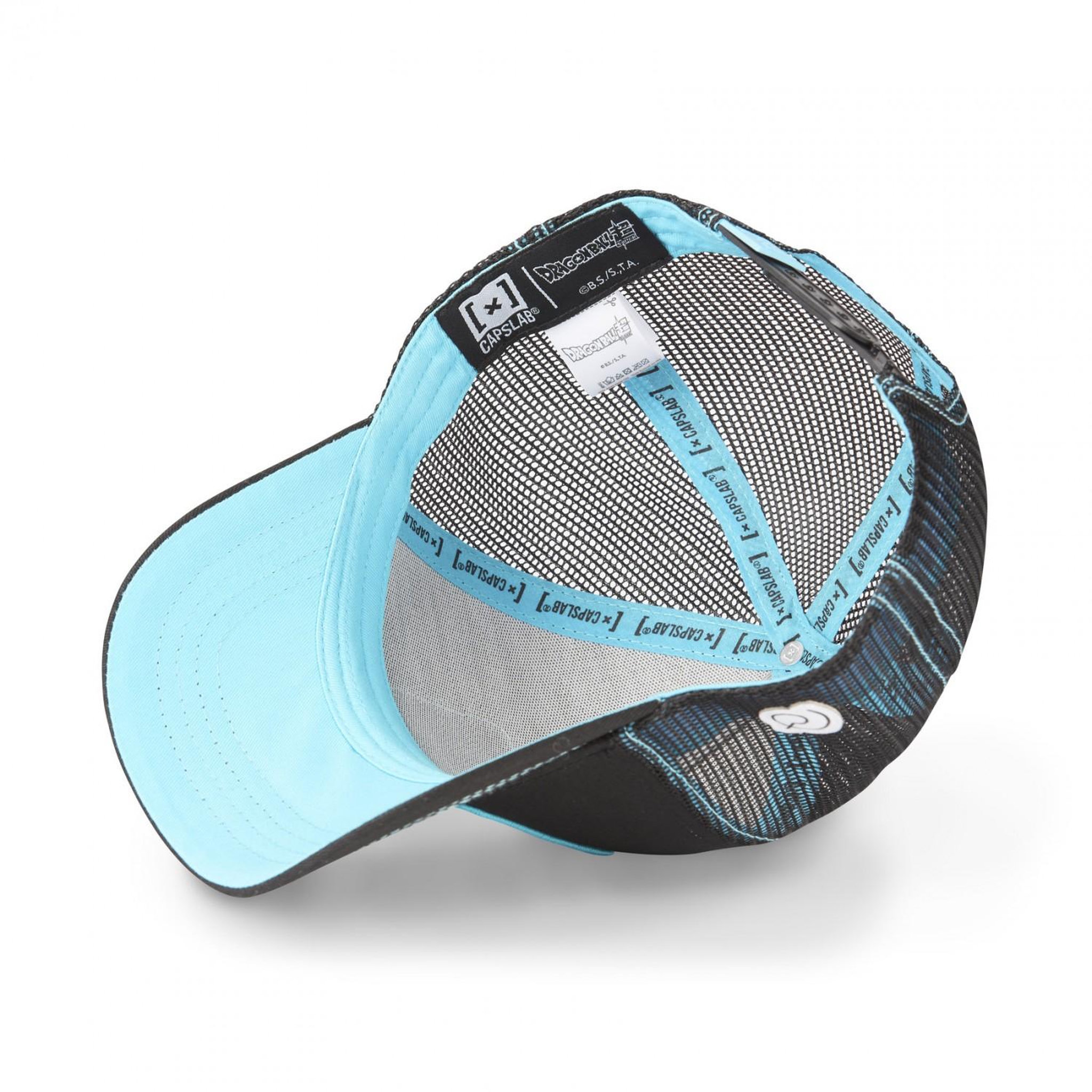 Voir la diapositive 5 : CAPSLAB Casquette trucker avec filet Dragon Ball Super Vegeta
