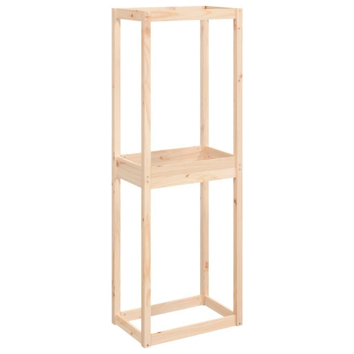 VIDAXL Porte-pneus 63x40x180 cm Bois de pin massif