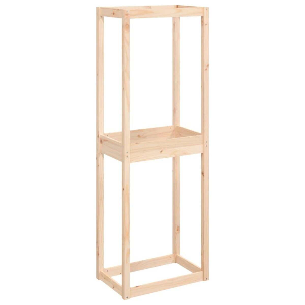 VIDAXL Porte-pneus 63x40x180 cm Bois de pin massif