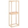 Voir la diapositive 2 : VIDAXL Porte-pneus 63x40x180 cm Bois de pin massif