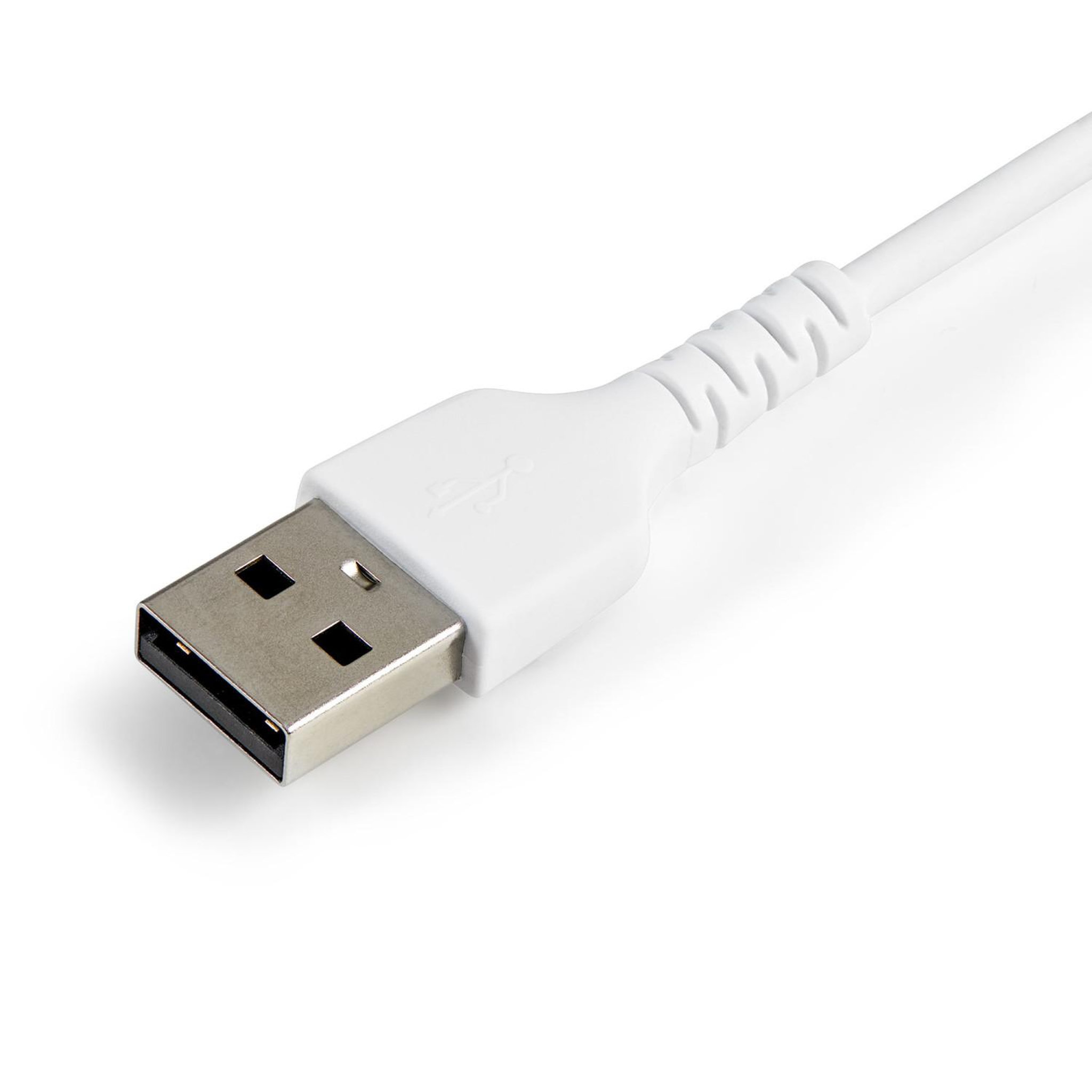 Voir la diapositive 3 : Startech Startech.com câble usb-a vers lightning blanc robuste 15cm - câble de charge/synchronisation de type a vers lightning en fibre aramide - ipad/iphone 12 - certifié apple mfi