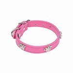 Paris Prix Collier Fantaisie pour Chien  Couronnes  35cm Fuchsia