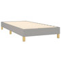 Voir la diapositive 5 : VIDAXL Sommier a lattes de lit avec matelas et LED Gris clair 90x190cm