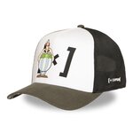 CAPSLAB Casquette trucker prenium Asterix. Coloris disponibles : Vert