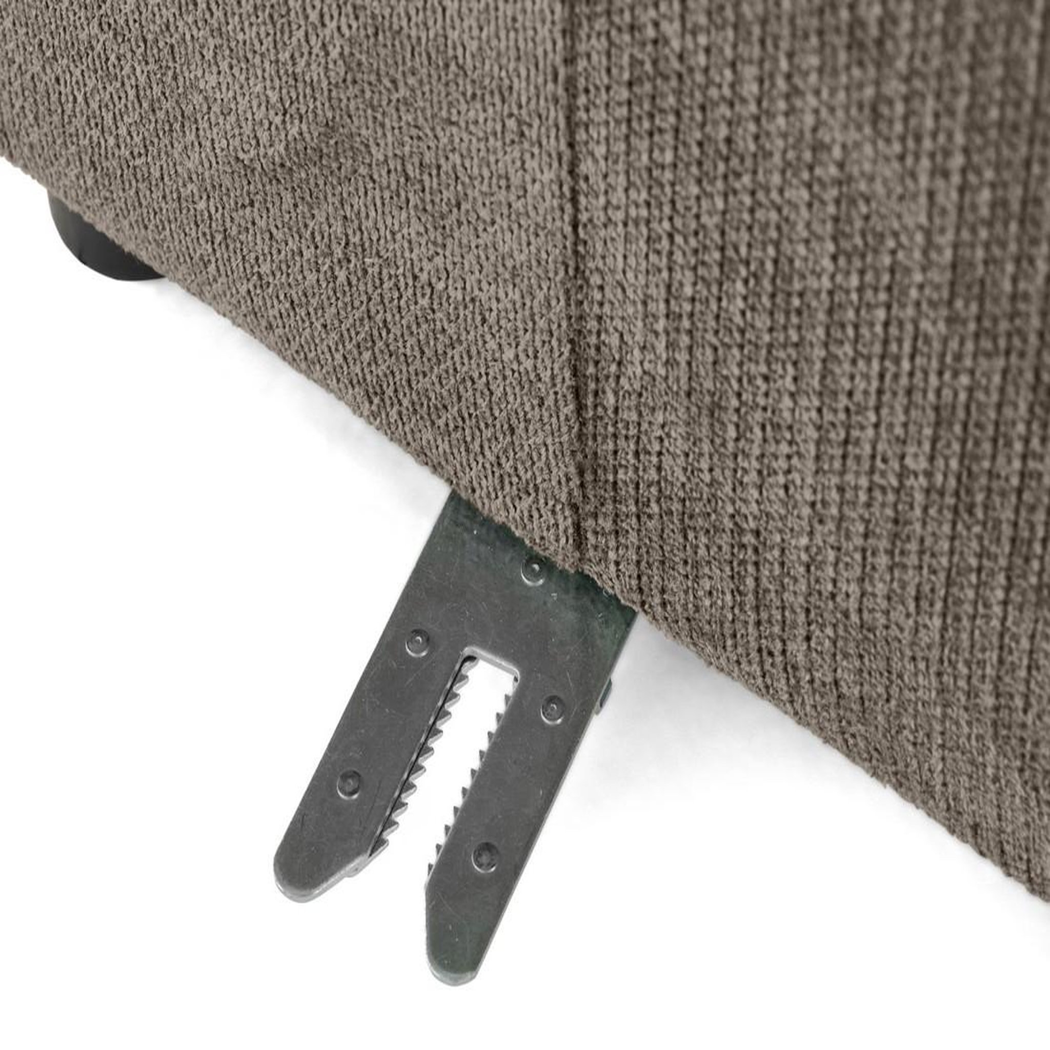 Voir la diapositive 3 : LISA DESIGN Debbie - module d'assise droit en tissu texturé