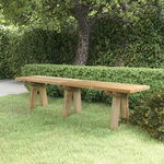 VIDAXL Banc de jardin 160 cm bois de pin massif impregne