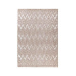 Paris Prix Tapis Tissé Ethnique à Poils Courts  Sarai  Beige. Coloris disponibles : Beige