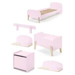 Paris Prix Chambre Complète Enfant 6P  Kiddy  Rose