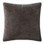 Voir la diapositive 2 : Paris Prix Coussin Déhoussable Velours  Tropicor  40x40cm Gris