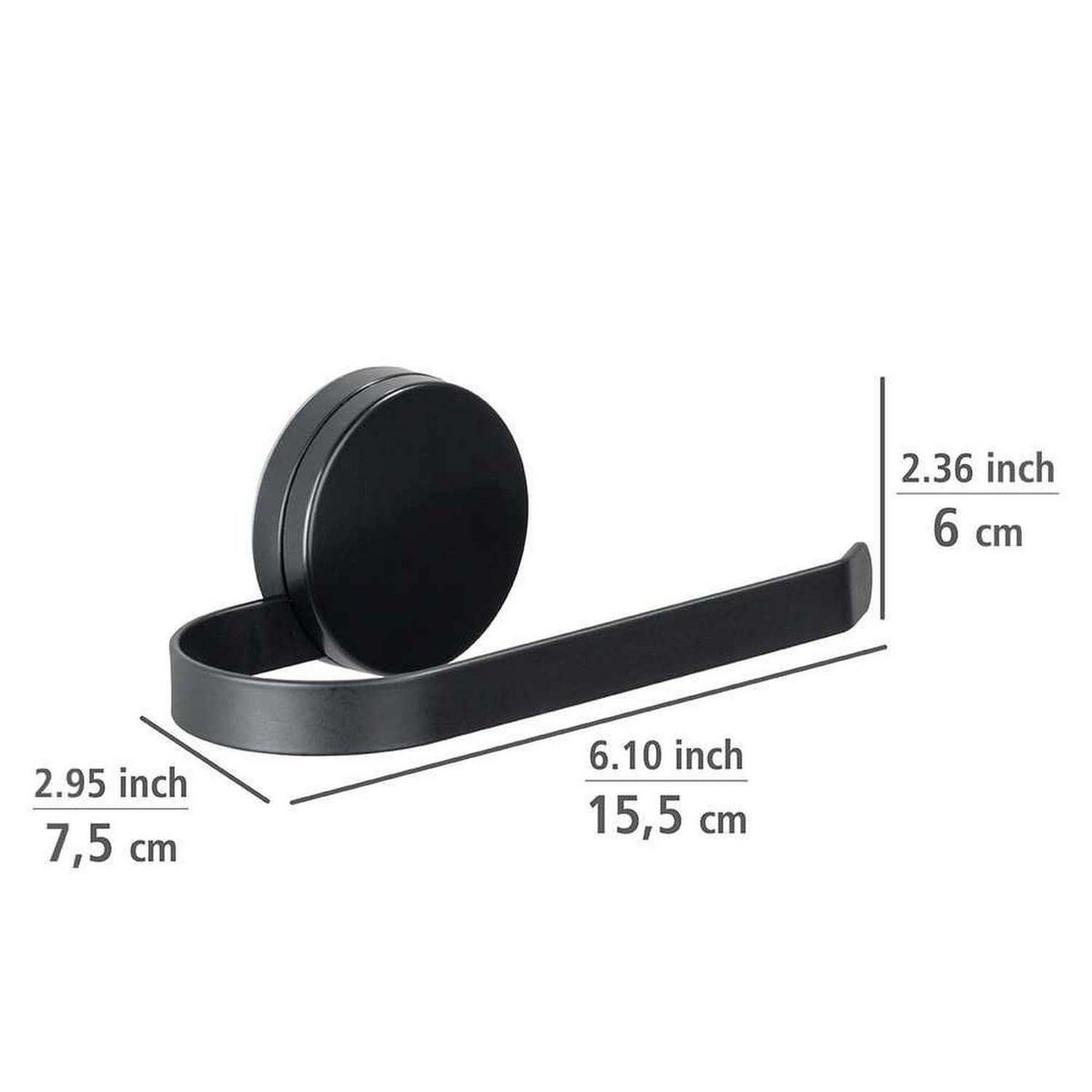 Wenko Dérouleur de papier WC en acier inoxydable