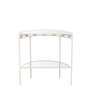 Voir la diapositive 4 : Paris Prix Console en Métal  Poisson  80cm Blanc & Bleu