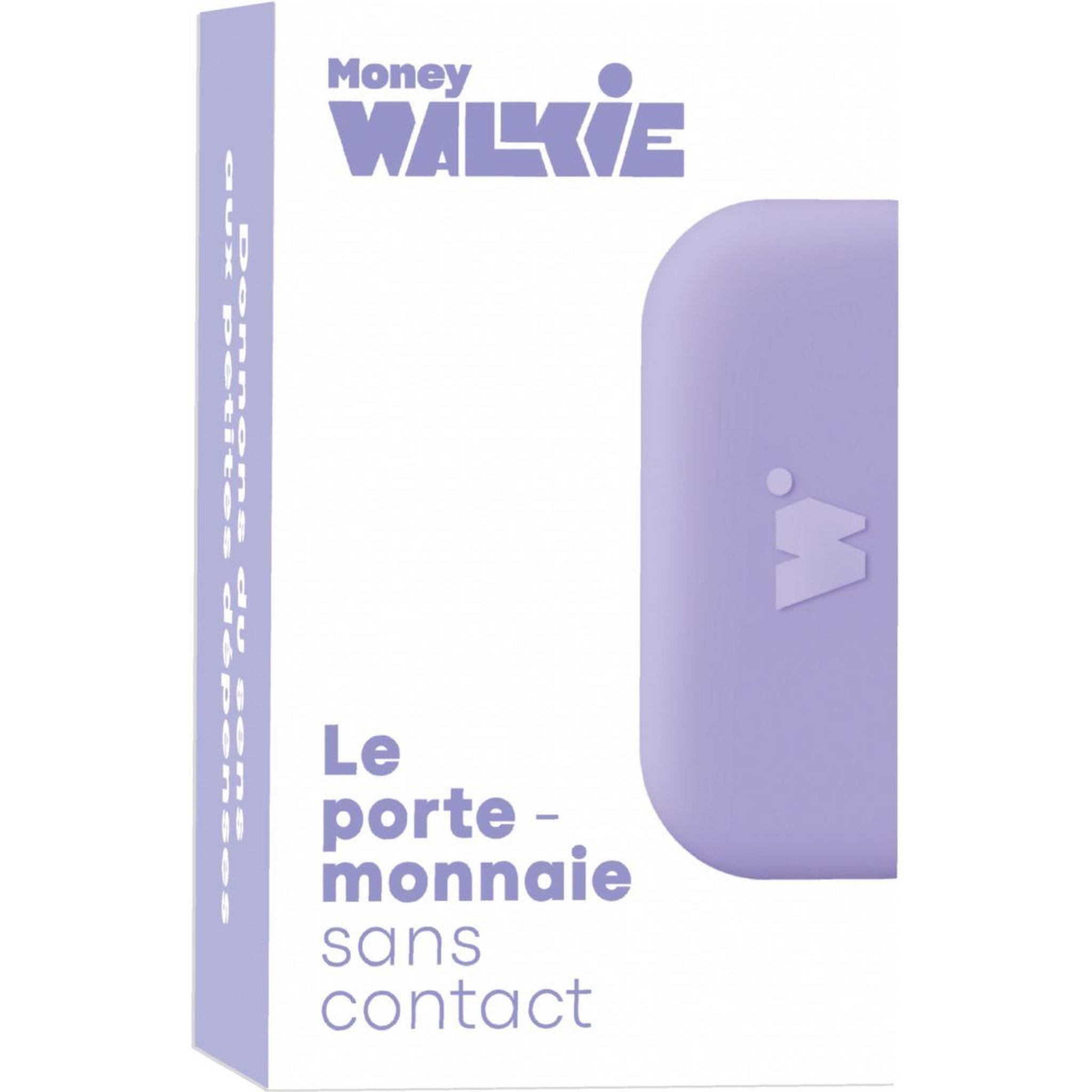 Voir la diapositive 2 : MONEY WALKIE Porte-monnaie sans contact avec coque POP Lila