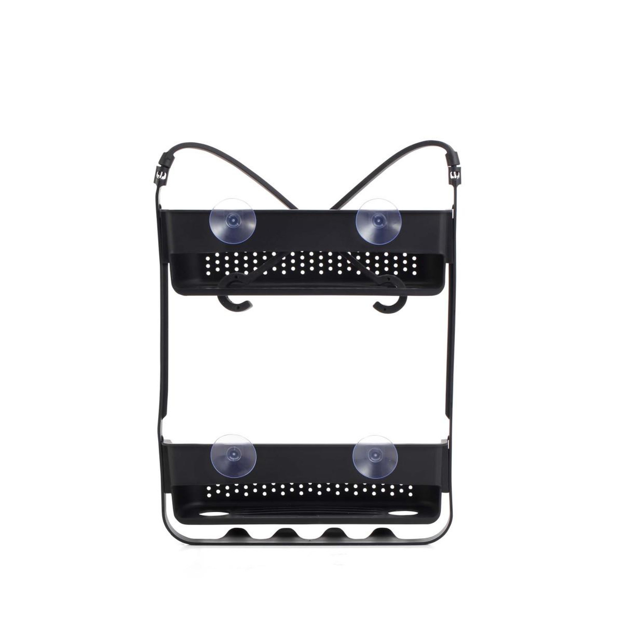 Voir la diapositive 3 : Douceur d'Intérieur Serviteur de douche 2 paniers  vesper  69cm noir