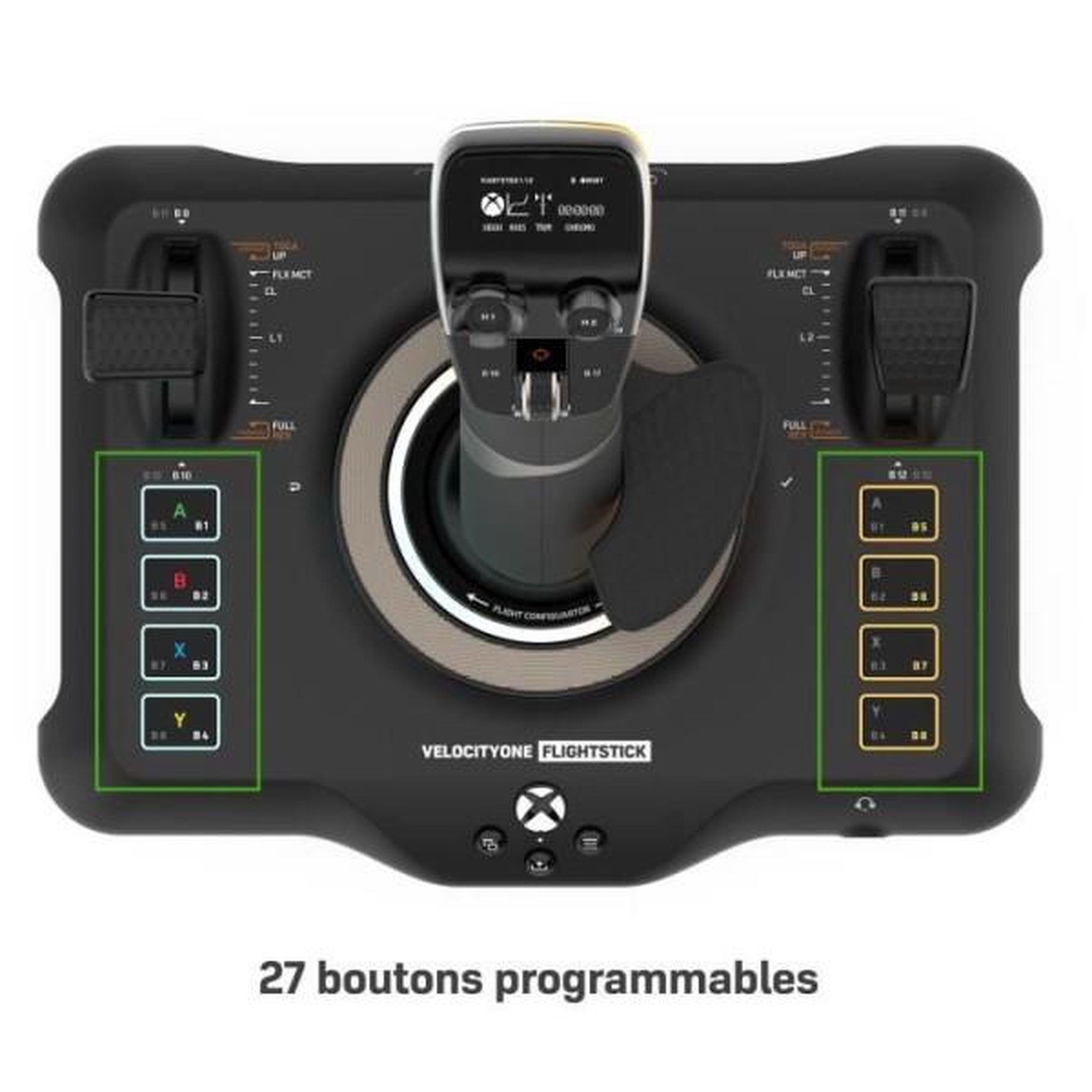 Voir la diapositive 4 : Turtle Beach Joystick de jeu - TURTLE BEACH - VelocityOne™ - Flightstick - Noir