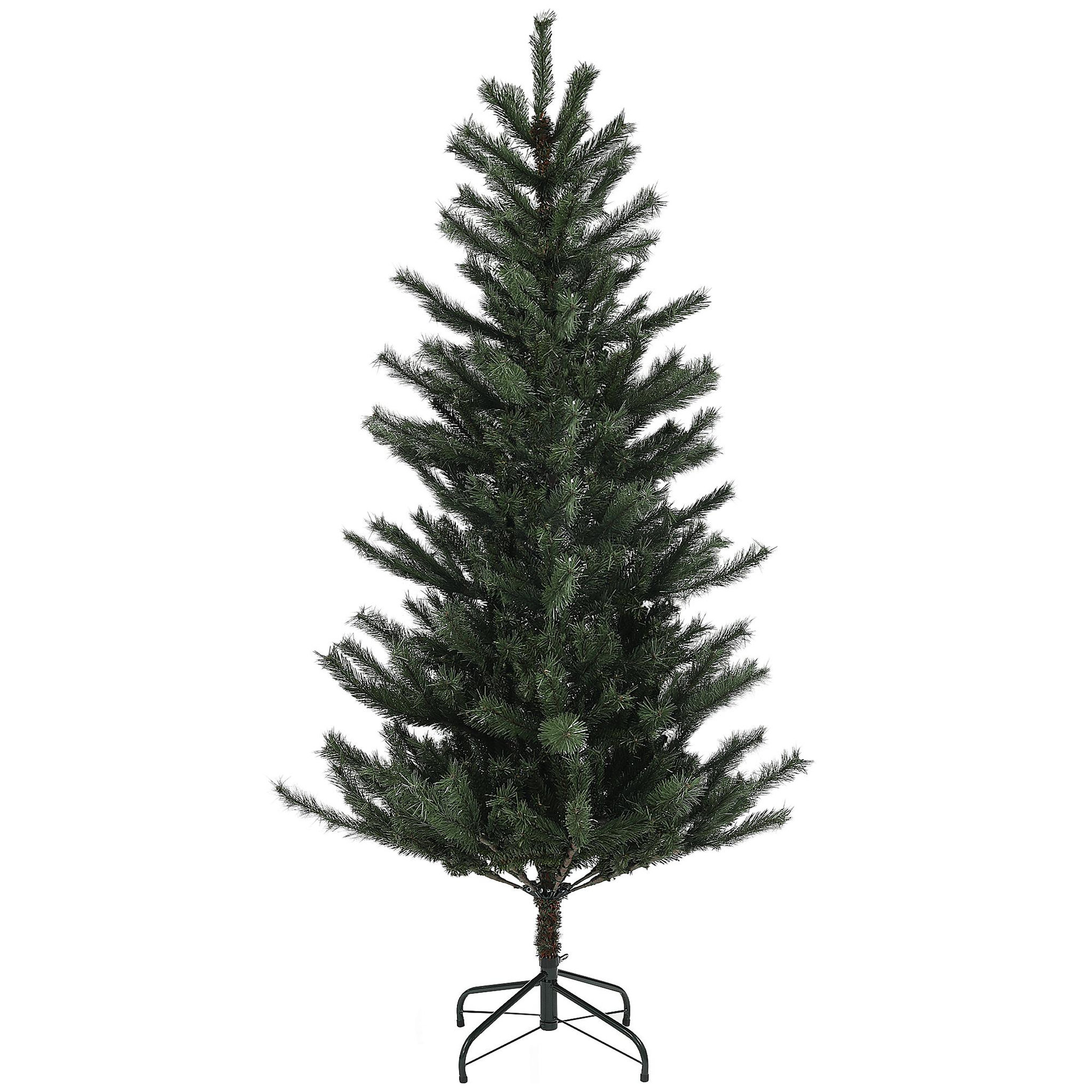 HOMCOM Sapin de Noël artificiel 180 cm arbre de Noël avec support en acier pliable, 467 branches, décoration de Noël effet réaliste, vert
